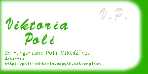 viktoria poli business card